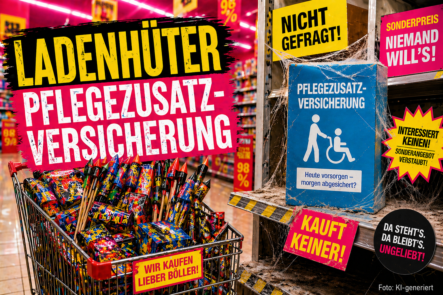 Pflegezusatz: Jeder braucht sie – keiner kauft sie