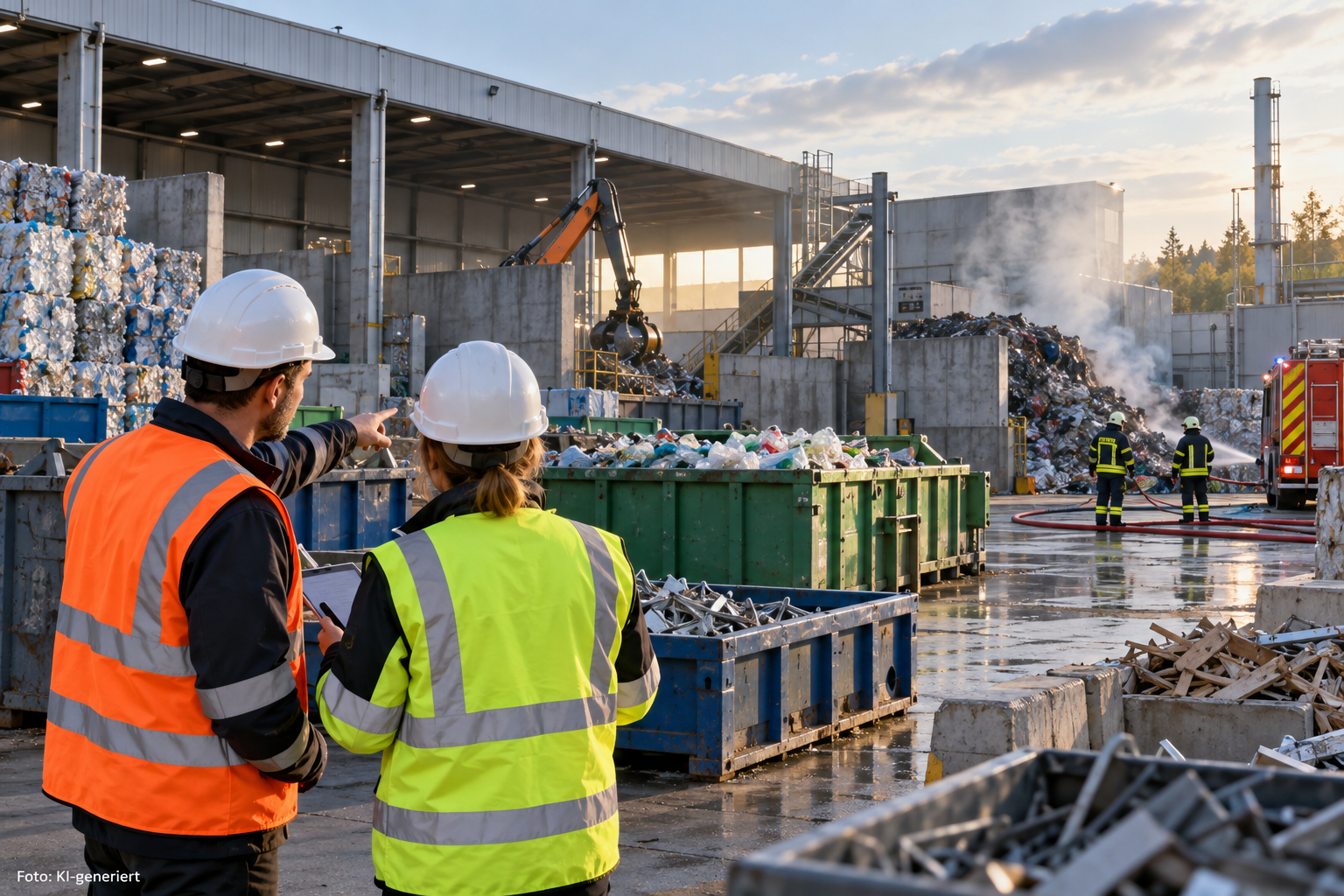 Recyclingwirtschaft: GDV sieht Fortschritte beim Brandschutz – Versicherbarkeit bleibt schwierig